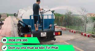 Cho thuê xe bồn tưới cây TPHCM