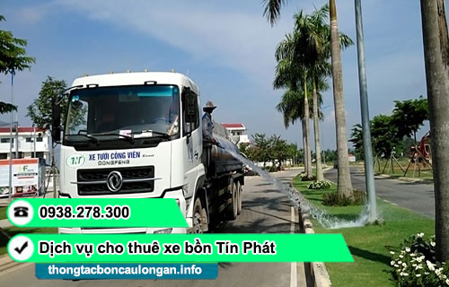Cho thuê xe bồn tưới cây TPHCM