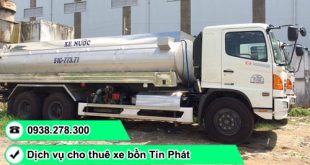 Cho thuê xe chở nước sạch TPHCM
