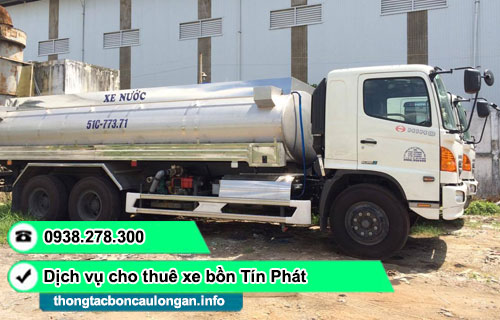 Cho thuê xe chở nước sạch TPHCM